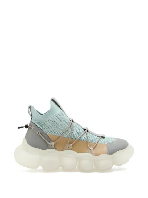 bubble-sole lace-up sneakers by GROUNDS