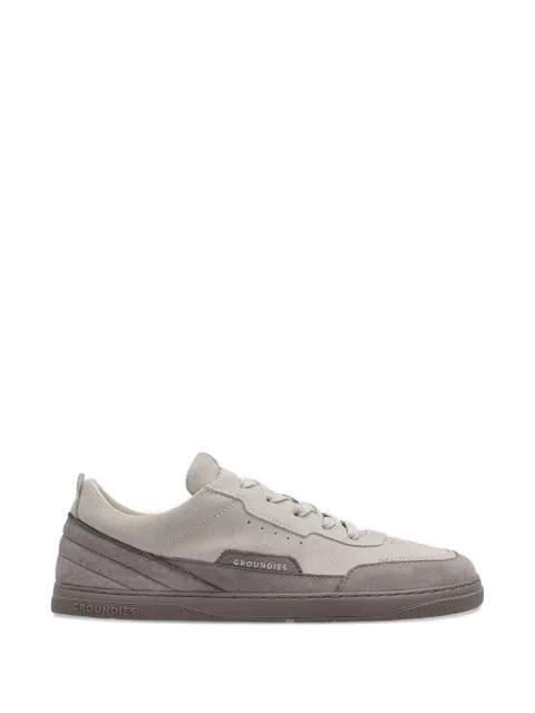 panelled suede sneakers by GROUNDS