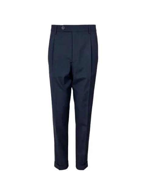 pleated turn-up trousers by GTA