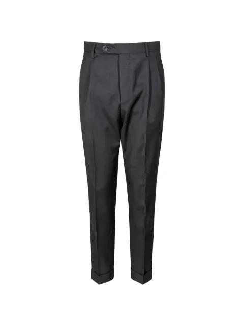 pleated turned-up trousers by GTA