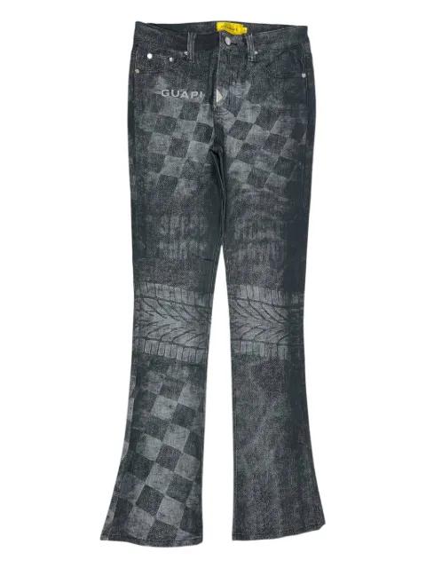 Obsidian Black Racer jeans by GUAPI