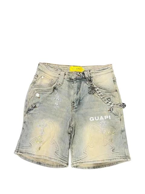 embellished chain shorts by GUAPI
