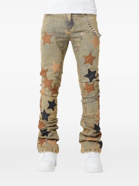 star patch slim jeans by GUAPI