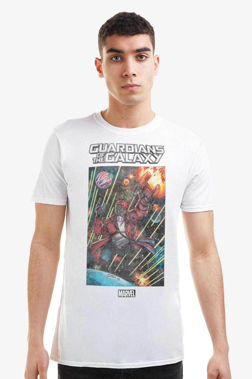 Guardians Of The Galaxy Poster Mens T-Shirt White by GUARDIANS OF THE GALAXY