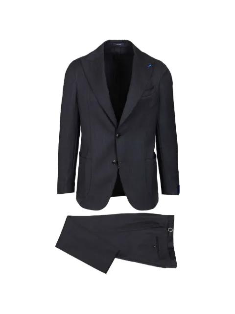 peak-lapel single-breasted suit by GUARINUCCI
