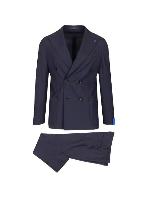 pinstripe double-breasted suit by GUARINUCCI