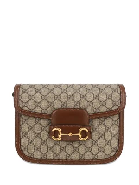 1955 Horsebit monogram shoulder bag by GUCCI 