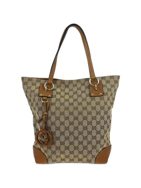 1990-2000s GG canvas tote handbag by GUCCI 