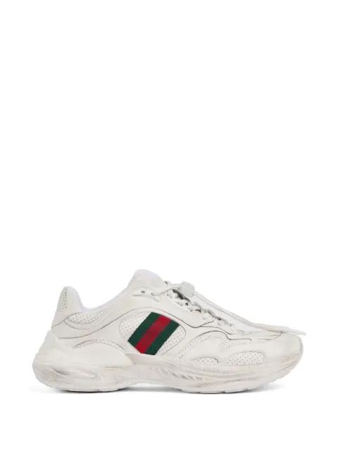 2.0 stripe-detail sneakers by GUCCI