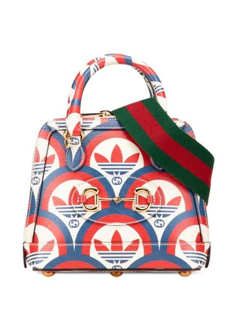 2000-2015 Adidas Mini Leather Horsebit 1955 Top Handle Bag satchel by GUCCI 
