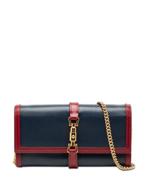 2000-2015 Bicolor Calfskin Jackie 1961 Wallet On Chain crossbody bag by GUCCI 