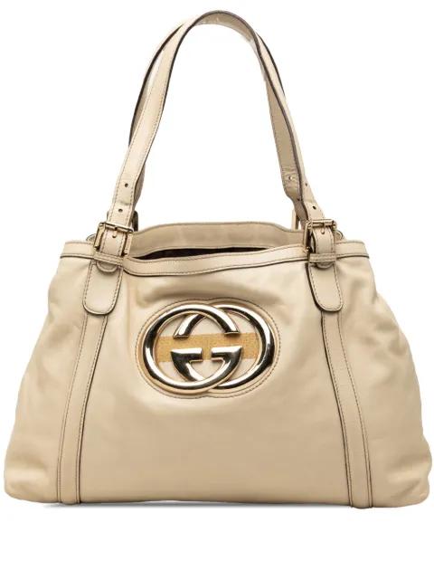 2000-2015 Calfskin Dialux Britt tote bag by GUCCI 