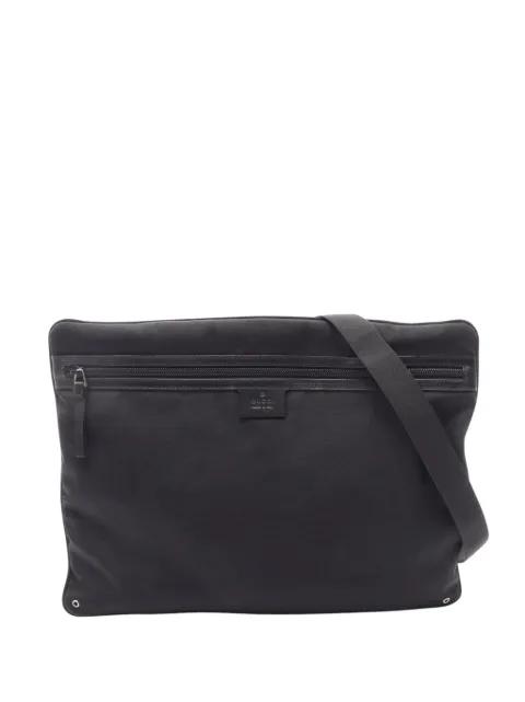 2000-2015 Canvas Flat Messenger Bag shoulder bag by GUCCI 