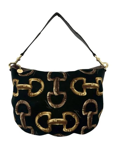2000-2015 Canvas Horsebit hobo bag by GUCCI 