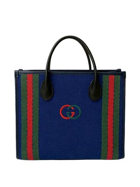2000-2015 Canvas Interlocking G satchel by GUCCI 