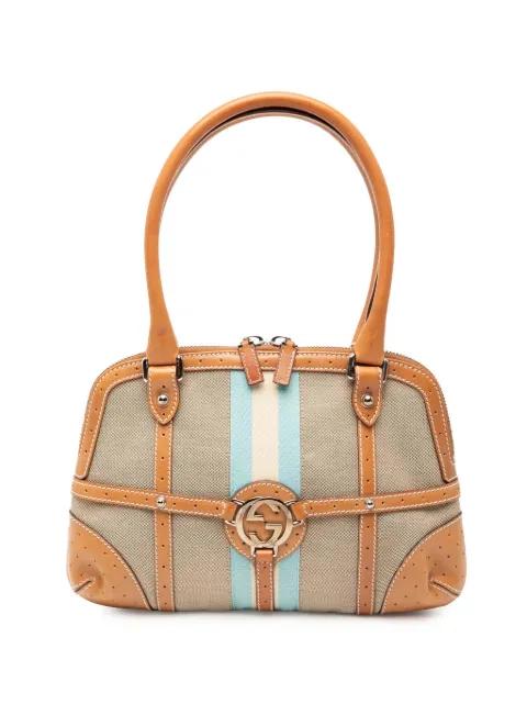 2000-2015 Canvas Web Reins shoulder bag by GUCCI 