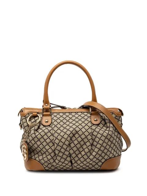 2000-2015 Diamante Canvas Sukey satchel by GUCCI 