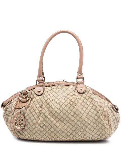 2000-2015 Diamante Canvas Sukey satchel by GUCCI 