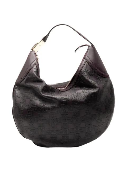 2000-2015 Embossed Leather Horsebit Glam hobo bag by GUCCI 