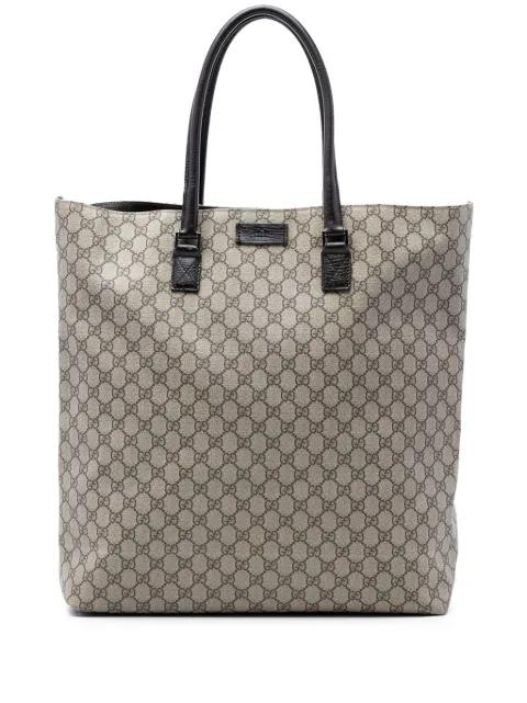 2000-2015 Extra Large GG Supreme Vertical tote bag by GUCCI 