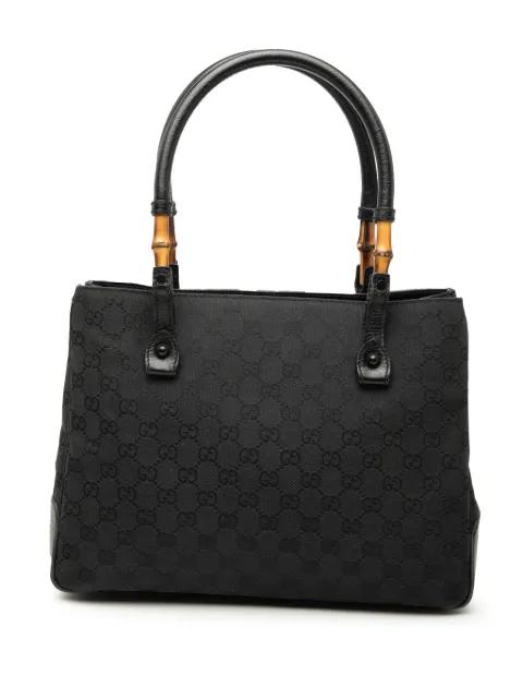2000-2015 GG Canvas Bamboo tote bag by GUCCI 