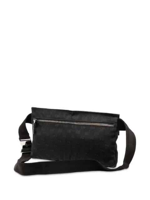 2000-2015 GG Canvas Double Pocket belt bag by GUCCI 2000-2015 GG Canvas Double Pocket belt bag by GUCCI
