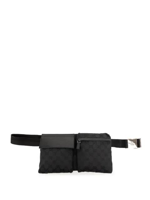 2000-2015 GG Canvas Double Pocket belt bag by GUCCI 