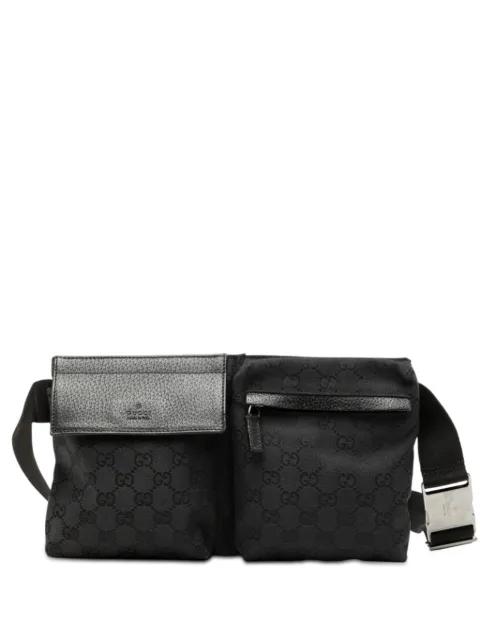 2000-2015 GG Canvas Double Pocket belt bag by GUCCI 