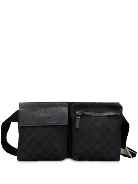 2000-2015 GG Canvas Double Pocket belt bag by GUCCI 