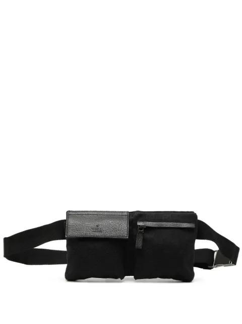 2000-2015 GG Canvas Double Pocket belt bag by GUCCI 