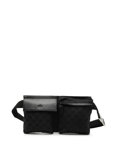 2000-2015 GG Canvas Double Pocket belt bag by GUCCI 