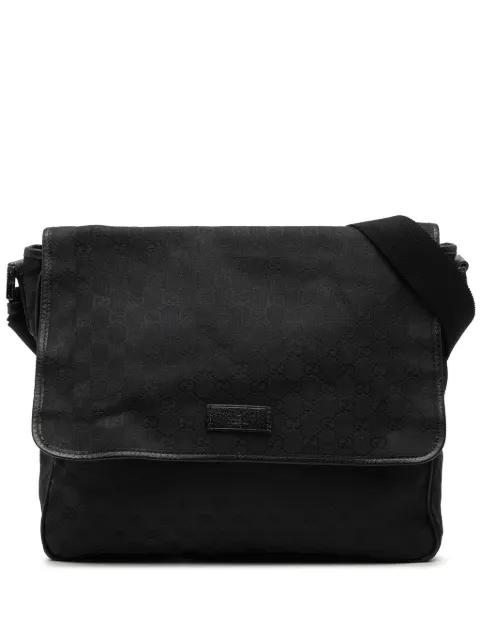 2000-2015 GG Canvas Flap Messenger Bag crossbody bag by GUCCI 