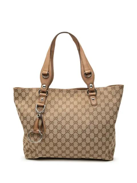 2000-2015 GG Canvas Icon Bit tote bag by GUCCI 