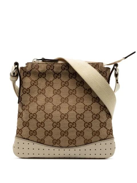 2000-2015 GG Canvas Perforated crossbody bag by GUCCI 