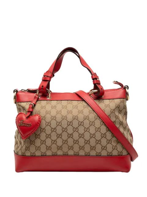 2000-2015 GG Canvas Valentine satchel by GUCCI 