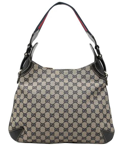 2000-2015 GG Canvas Web Horsebit Creole hobo bag by GUCCI 