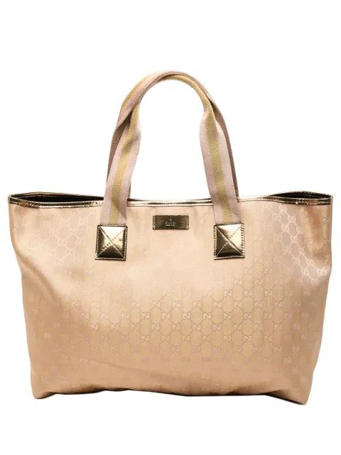 2000-2015 GG Canvas Web tote bag by GUCCI 