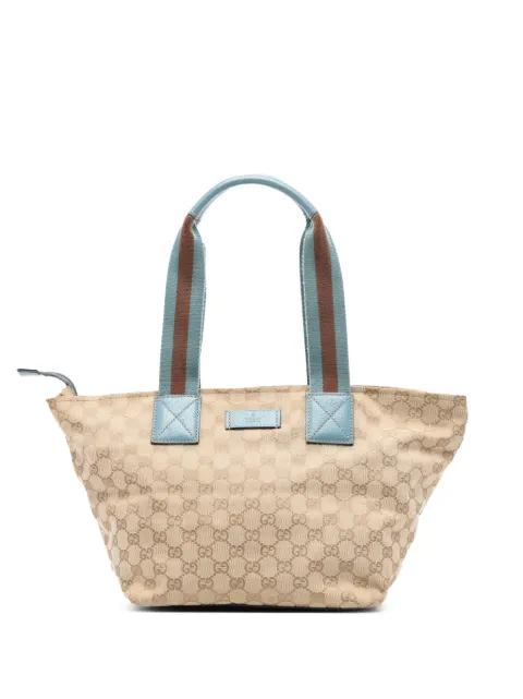 2000-2015 GG Canvas Web tote bag by GUCCI 