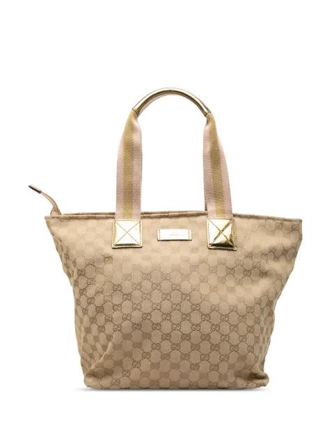 2000-2015 GG Canvas Web tote bag by GUCCI 