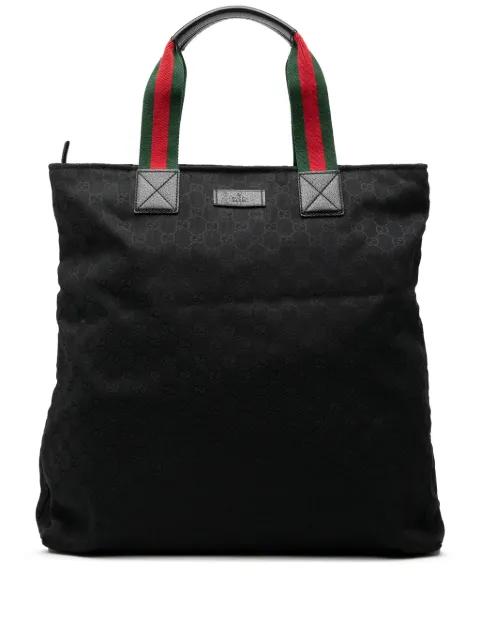 2000-2015 GG Canvas Web tote bag by GUCCI 