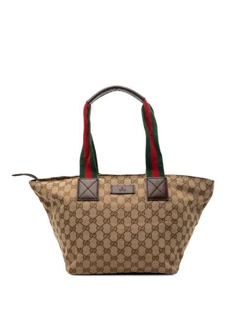 2000-2015 GG Canvas Web tote bag by GUCCI 