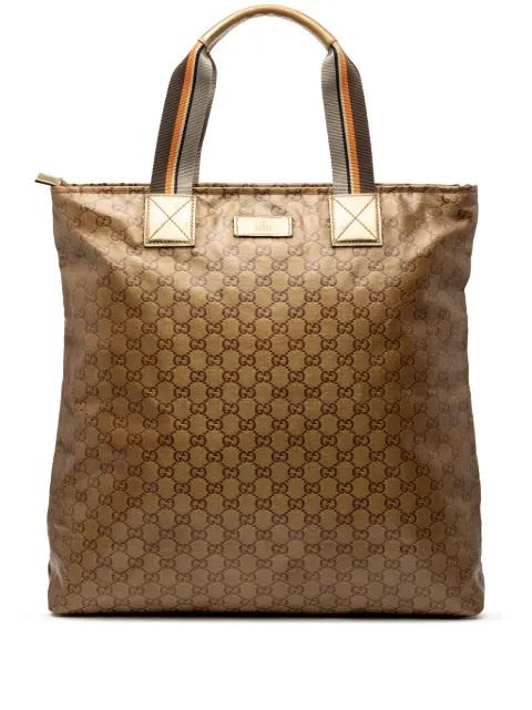 2000-2015 GG Crystal Vertical Web tote bag by GUCCI 