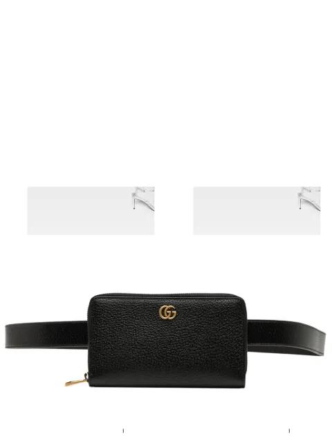 2000-2015 GG Marmont Leather Double belt bag by GUCCI 2000-2015 GG Marmont Leather Double belt bag by GUCCI
