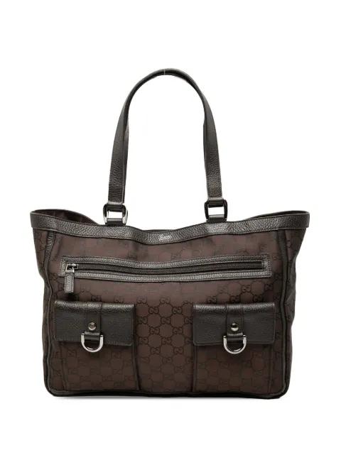 2000-2015 GG Nylon Abbey D Ring Pocket tote bag by GUCCI 