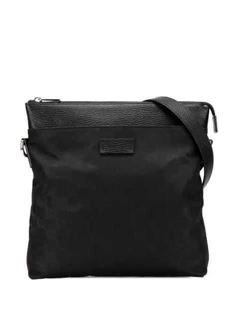 2000-2015 GG Nylon Flat Messenger Bag crossbody bag by GUCCI 