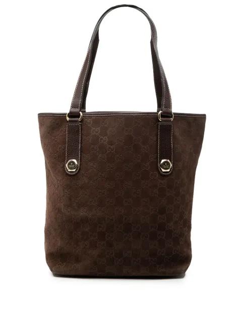 2000-2015 GG Suede Charmy tote bag by GUCCI 