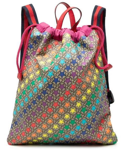 2000-2015 GG Supreme Web Star Print Childrens backpack by GUCCI 