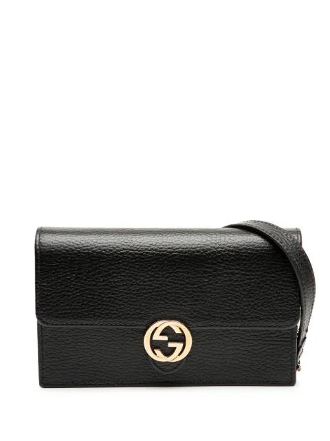 2000-2015 Interlocking G Dollar Calfskin Wallet on Chain crossbody bag by GUCCI 