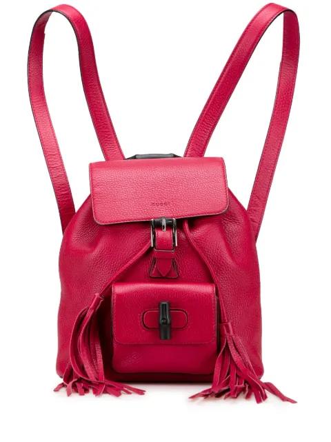 2000-2015 Leather Bamboo Daily backpack by GUCCI 