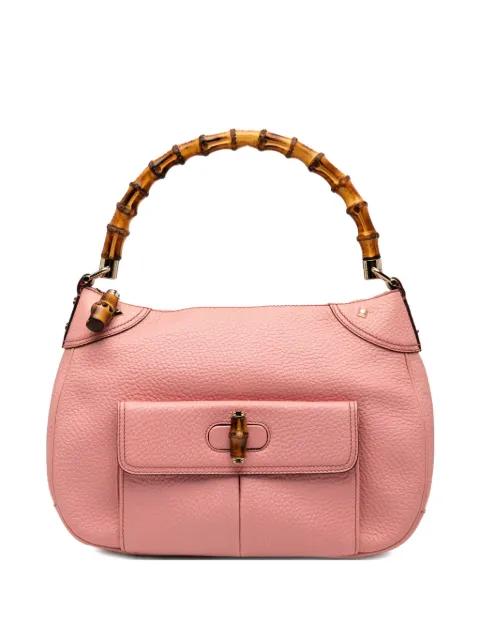 2000-2015 Leather Bamboo handbag by GUCCI 